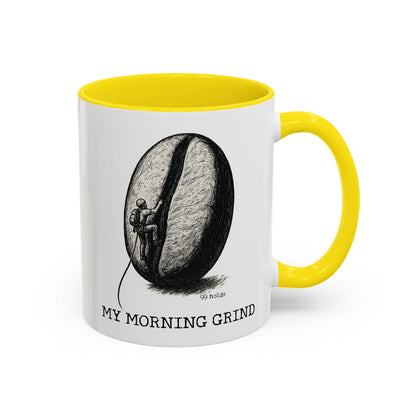 My Morning Grind | Rock Climbing Coffee Mug | Boulderer & Climber Gift