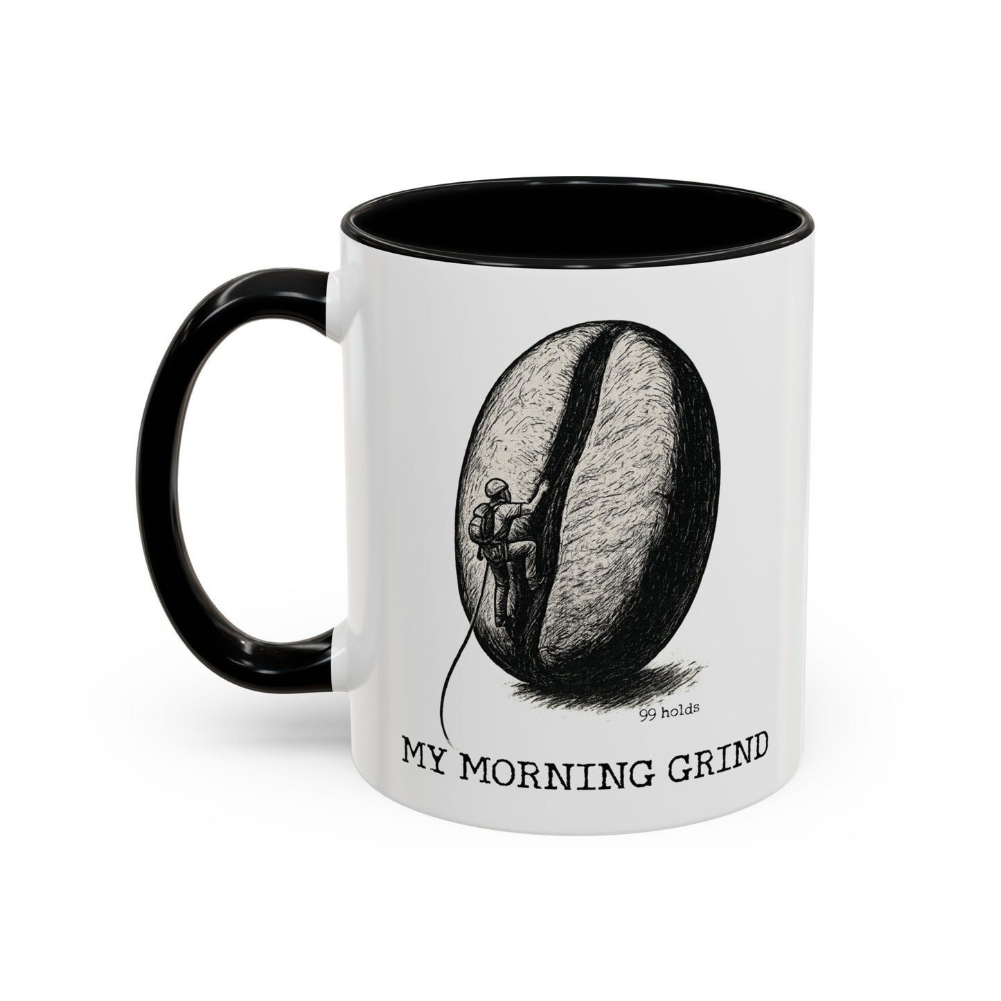 My Morning Grind | Rock Climbing Coffee Mug | Boulderer & Climber Gift