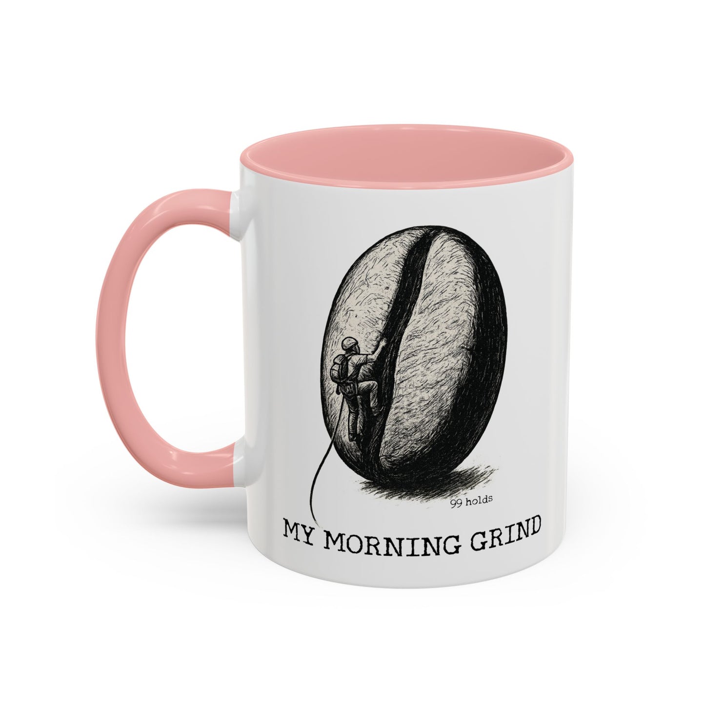 My Morning Grind | Rock Climbing Coffee Mug | Boulderer & Climber Gift