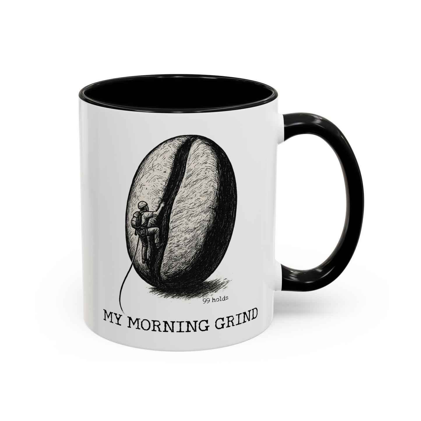 My Morning Grind | Rock Climbing Coffee Mug | Boulderer & Climber Gift