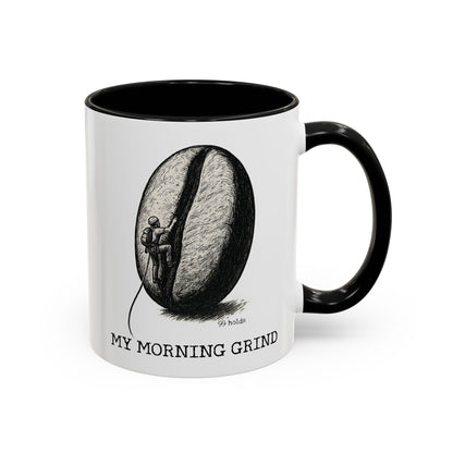 My Morning Grind | Rock Climbing Coffee Mug | Boulderer & Climber Gift