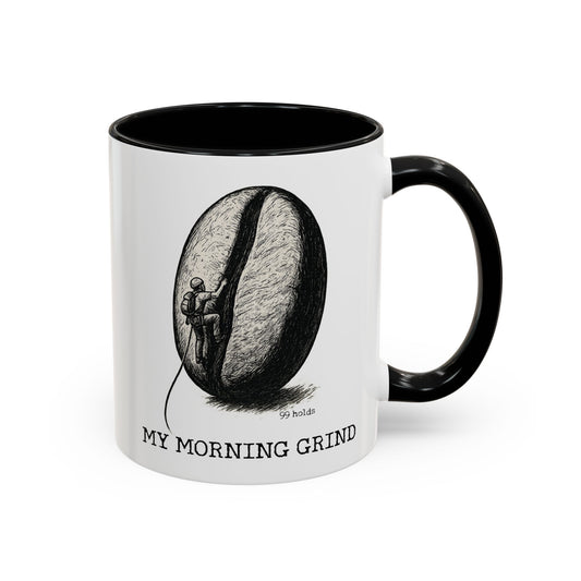My Morning Grind | Rock Climbing Coffee Mug | Boulderer & Climber Gift