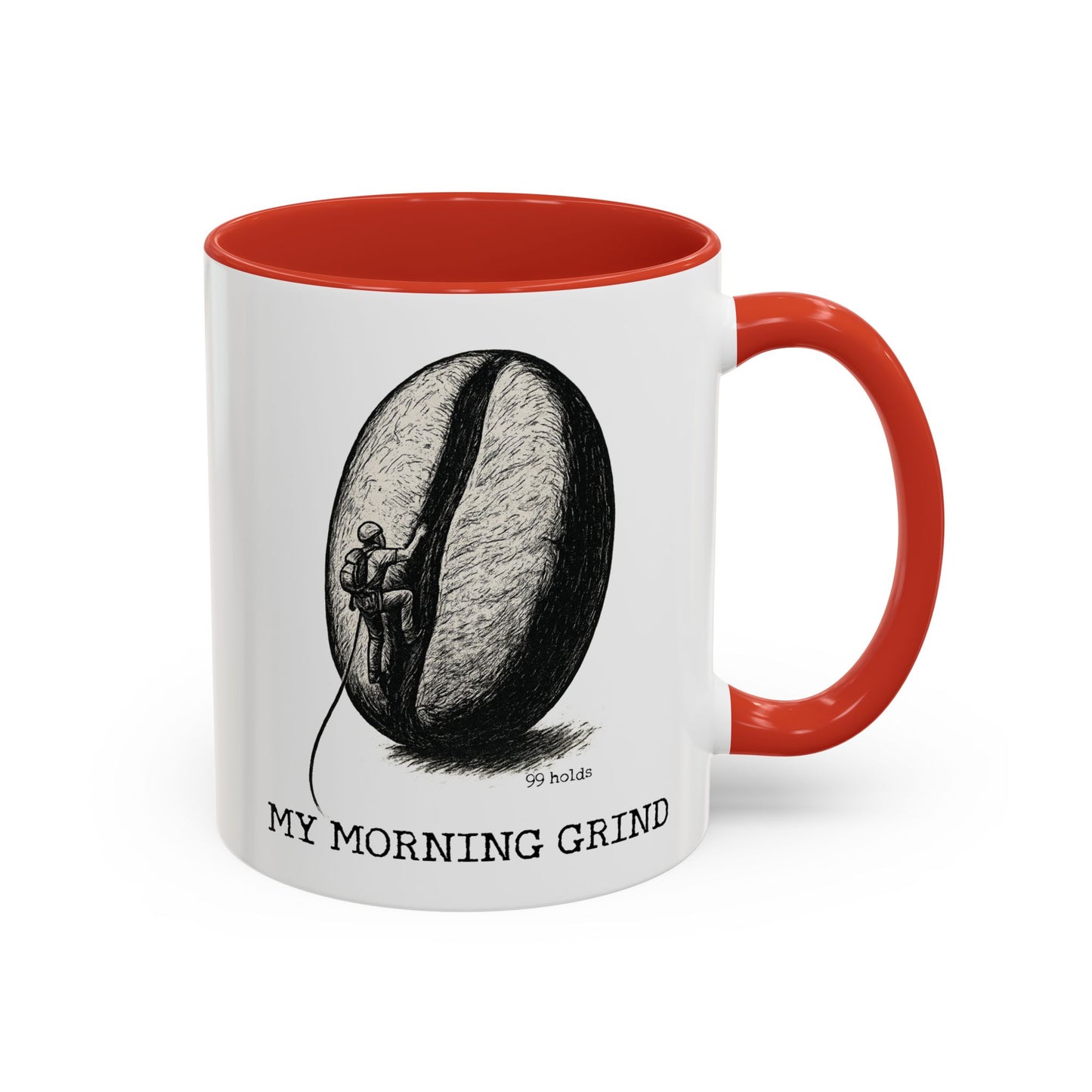 My Morning Grind | Rock Climbing Coffee Mug | Boulderer & Climber Gift