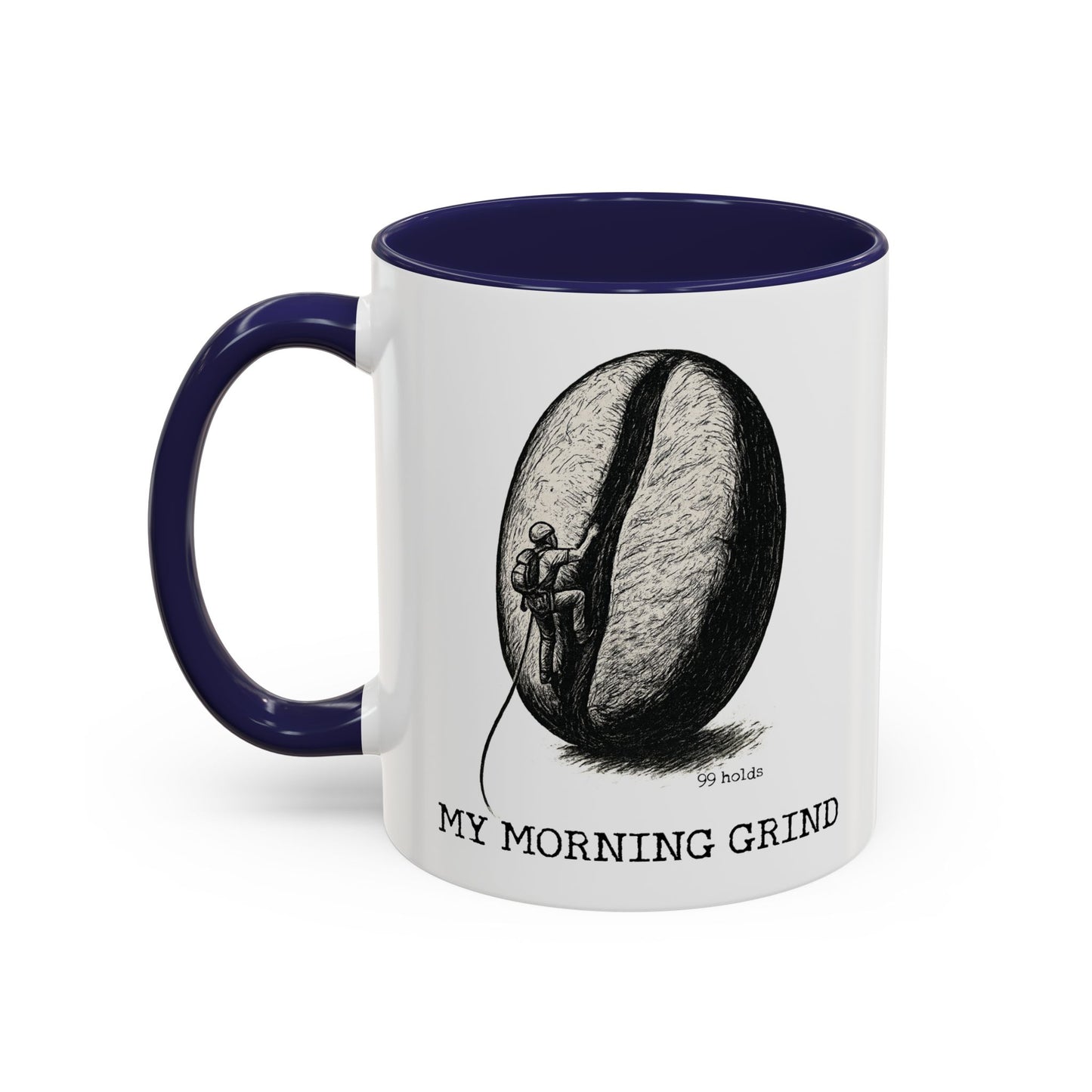 My Morning Grind | Rock Climbing Coffee Mug | Boulderer & Climber Gift