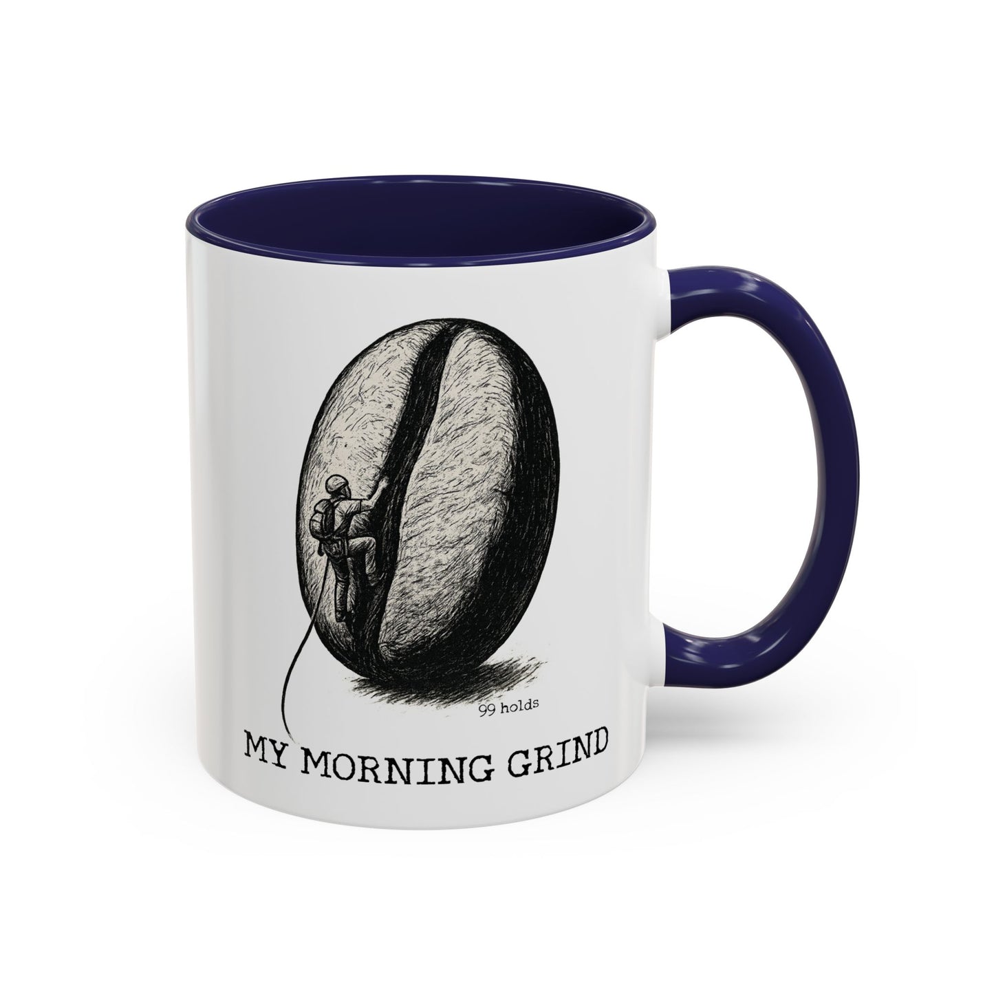 My Morning Grind | Rock Climbing Coffee Mug | Boulderer & Climber Gift