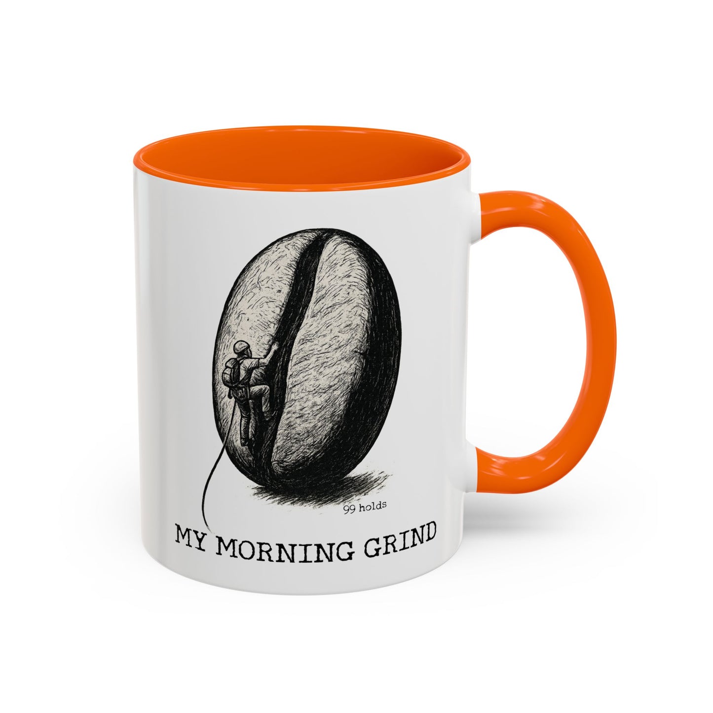 My Morning Grind | Rock Climbing Coffee Mug | Boulderer & Climber Gift