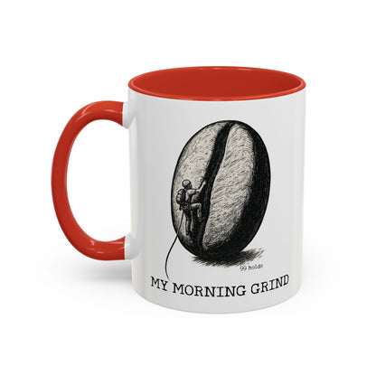 My Morning Grind | Rock Climbing Coffee Mug | Boulderer & Climber Gift