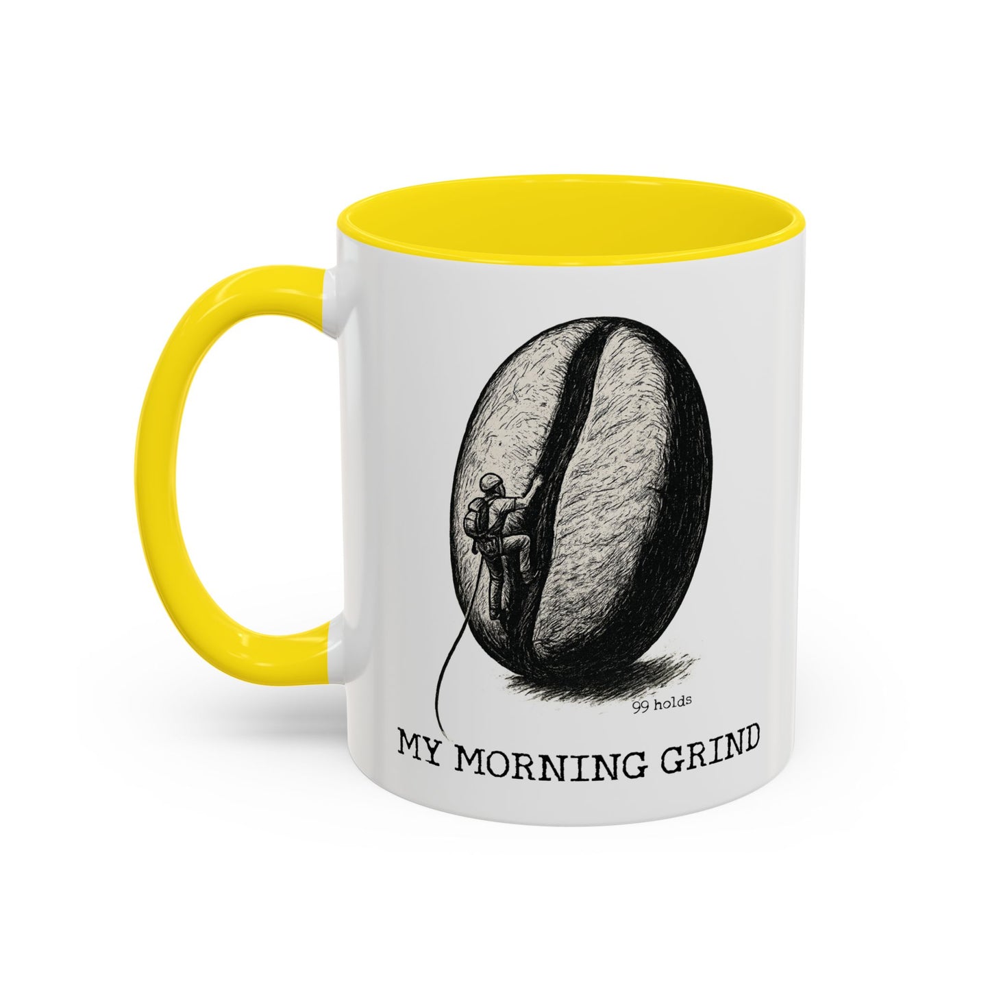 My Morning Grind | Rock Climbing Coffee Mug | Boulderer & Climber Gift